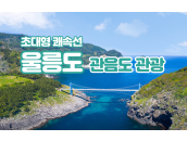 포항 쾌속선 울릉도, 관음사 관광 2박 3일